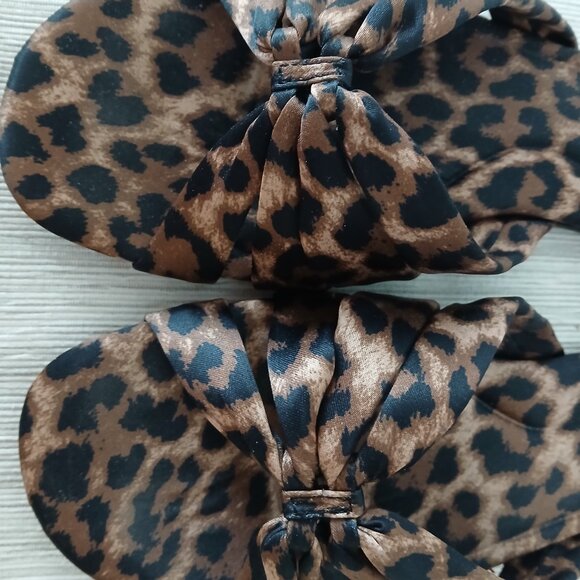 ZARA Animal print knotted sandals NWOT - Picture 6 of 7